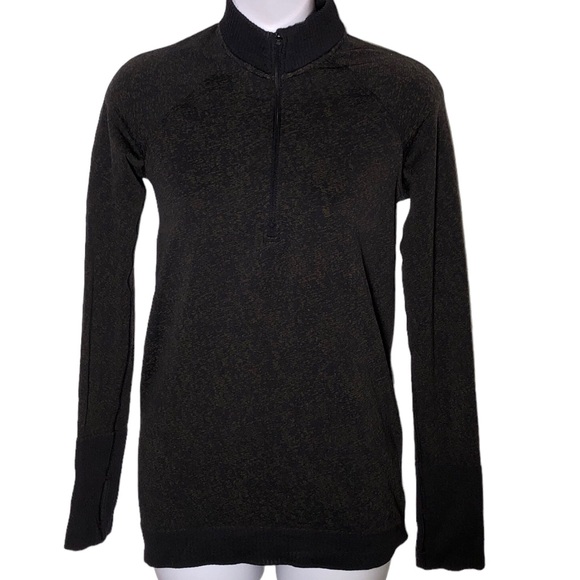 Lululemon Rest Less 1/2 Zip Pullover in Black Armory size 8? - Picture 4 of 14